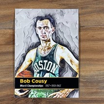 Bob Cousy Celtics Art Card 1 of 100 RetroArt CHK ACEO Championship - £5.54 GBP