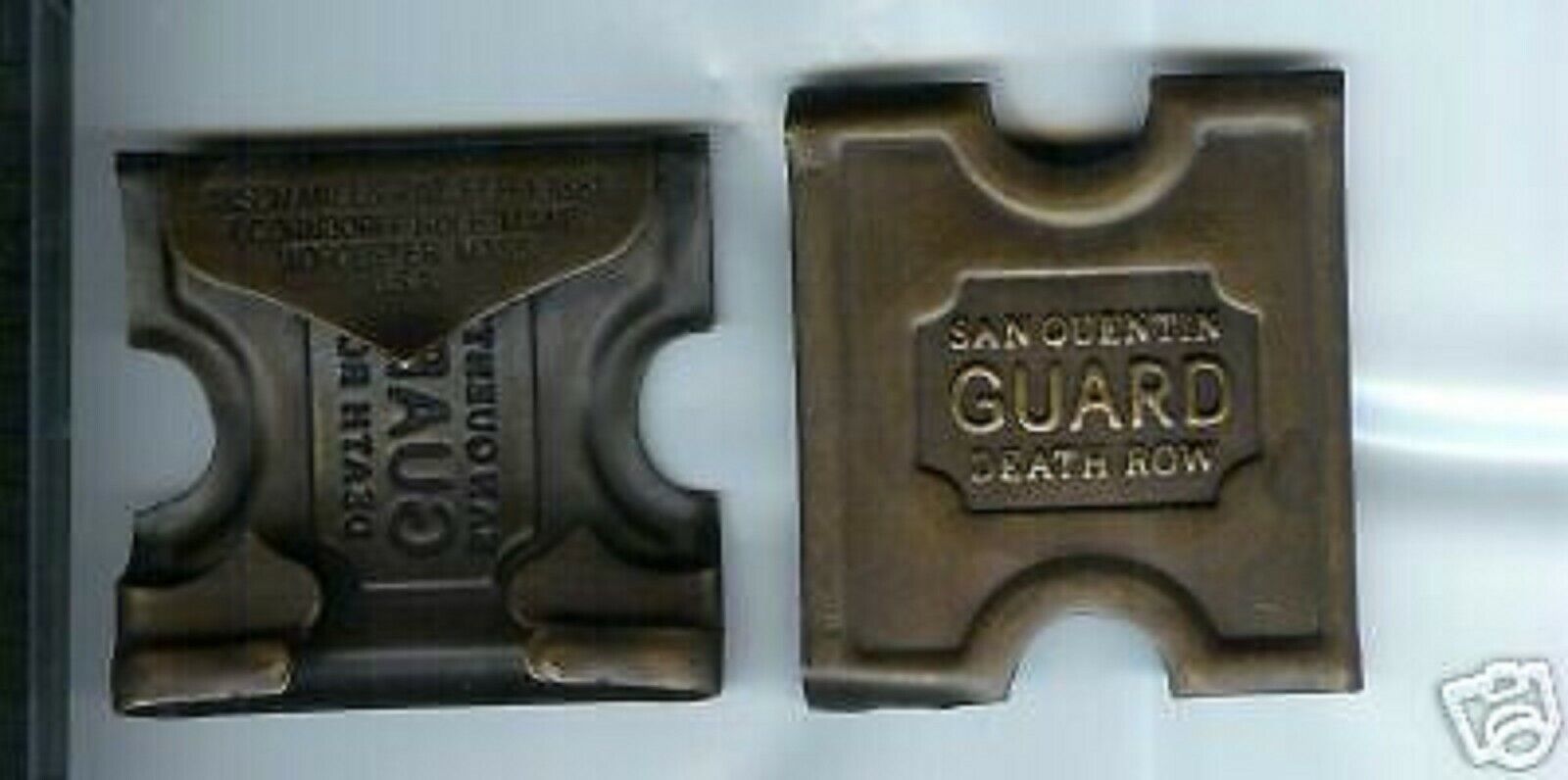 Primary image for ANSON MILLS SAN QUENTIN GUARD DEATH ROW BELT BUCKLE