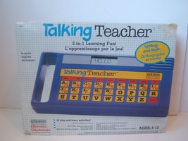 Coleco Talking Teacher 1985 w/Box + 2 Modules VTG Childs Educational Toy Works - £36.22 GBP