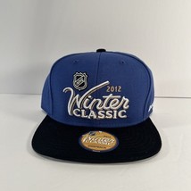 Reebok NHL 2012 Winter Classic Snapback Hat Blue Black Cap NWT OSFA - $162.96 MXN