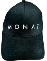 Monat black mesh back snapback trucker hat - $266.92 MXN