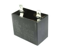SY 25uF 250VAC Motor Start Box Capacitor  CBB61 EN60252 25mfd - $200.37 MXN