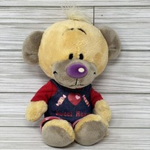 Thomas Goletz Pimboli Bear Plush Blue Overalls Toy Stuffed Animal Diddl ... - £31.72 GBP