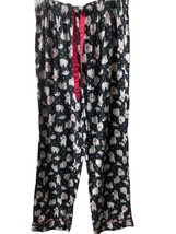 Victorias Secret Pajama Pants  Womens  Size M Navy White Polar Bear Jersey Long - £13.40 GBP