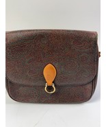 Simbolo by Paolo Maziotti Shoulder Bag Handbag Brown Italy 10x8x3 - $93.14