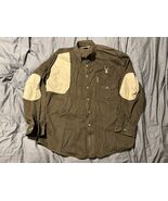 Magellan Sportswear XXL Shooting Shirt Brown Quilted Patches Upland Hunting - $412.72 MXN