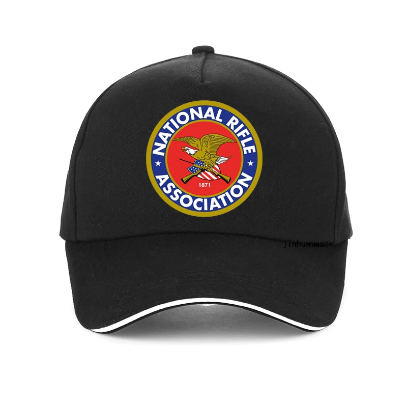 Usa National Rifle Association Cap Print Unisex Hat s Sun Snapback Hats - $13.99