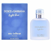 Dolce&amp;Gabbana Light Blue Intense for Men Eau De Parfum Spray 3.3 Fl Oz - £50.03 GBP