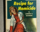 RECIPE FOR HOMICIDE by Lawrence G. Blochman (Dell) mystery paperback - £11.03 GBP