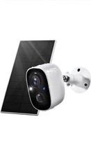 Solar-Powered Security Camera WiFi Night Vision,No Monthly fees, 2 Way T... - $24.74