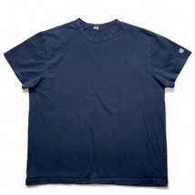 Champion Todd Snyder Mens 2XL T-shirt Navy Blue Short Sleeve Single Stit... - $29.00