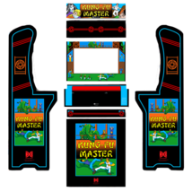 AtGames Legends Ultimate ALU Kung Fu Masters Arcade Cabinet vinyl side Art - £77.32 GBP