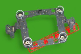 OEM 03-08 Mercedes SL55 SL500 wheel steering switch control panel plate ... - $728.67 MXN