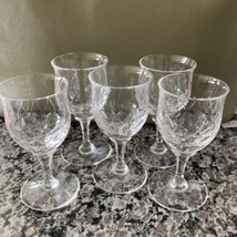 Vintage Cordial Sherry Liqueur Glasses Marked Cocktail Set of Five - £27.69 GBP