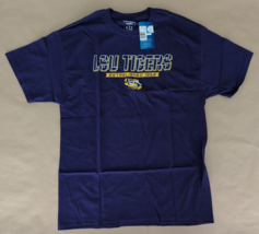 Champion NCAA LSU Tigers Mens Perimeter Short Sleeve T-Shirt Sz L Purple NWT - $11.88