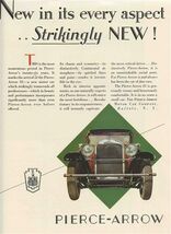 1934 Pierce Arrow 81 Full Page Magazine Ad - $17.82