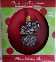 Tree Ornament Angel with Swarovski Crystal God All Things Duchin Made USA - £9.59 GBP