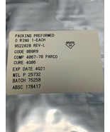 Aviation Aerospace Braking Systems O Ring Part # 9522828 New Old Stock RRUR - $27.72