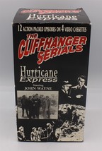 The Cliffhanger Serials : Hurricane Express (VHS, 4 Tape Set) - John Wayne - $10.39