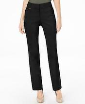 Jm Collection Short Straight-Leg Pants, Size 4S/Deep Black - £17.43 GBP