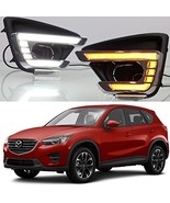 AupTech Daytime Running Lights LED Fog Cover DRL for Mazda CX-5 CX 5 201... - £132.89 GBP
