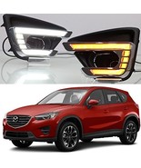 AupTech Daytime Running Lights LED Fog Cover DRL for Mazda CX-5 CX 5 201... - $169.98