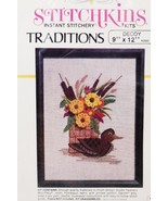 Studio 12 Stitchkins Mini Fleur Duck Decoy Kits Instant Stitchery Tradit... - $18.31