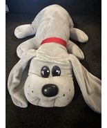 Pound Puppy Dog Stuffed Plush Animal 2019 Gray Basic Fun / Hasbro Large - $170.11 MXN
