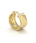 Tiffany &amp; Co. 1837 Wide 18K Yellow Gold Hoop EARRING SINGLE EARRING - $2,409.59