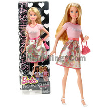 Year 2014 Barbie Fashionistas #2 - Caucasian Model CLN60 in Dream Floral Dress - £27.51 GBP