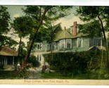 Briggs Cottage Postcard West Palm Beach Florida 1910&#39;s - $11.88