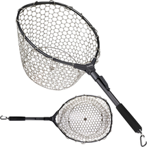 Fly Fishing Net, Bass Trout Landing Net, Folding Fishing Nets Fresh Water, Safe  - £23.78 GBP