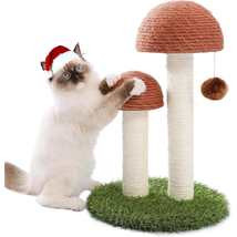 Enchanting Mushroom Sisal Cat Scratching Post - £31.49 GBP