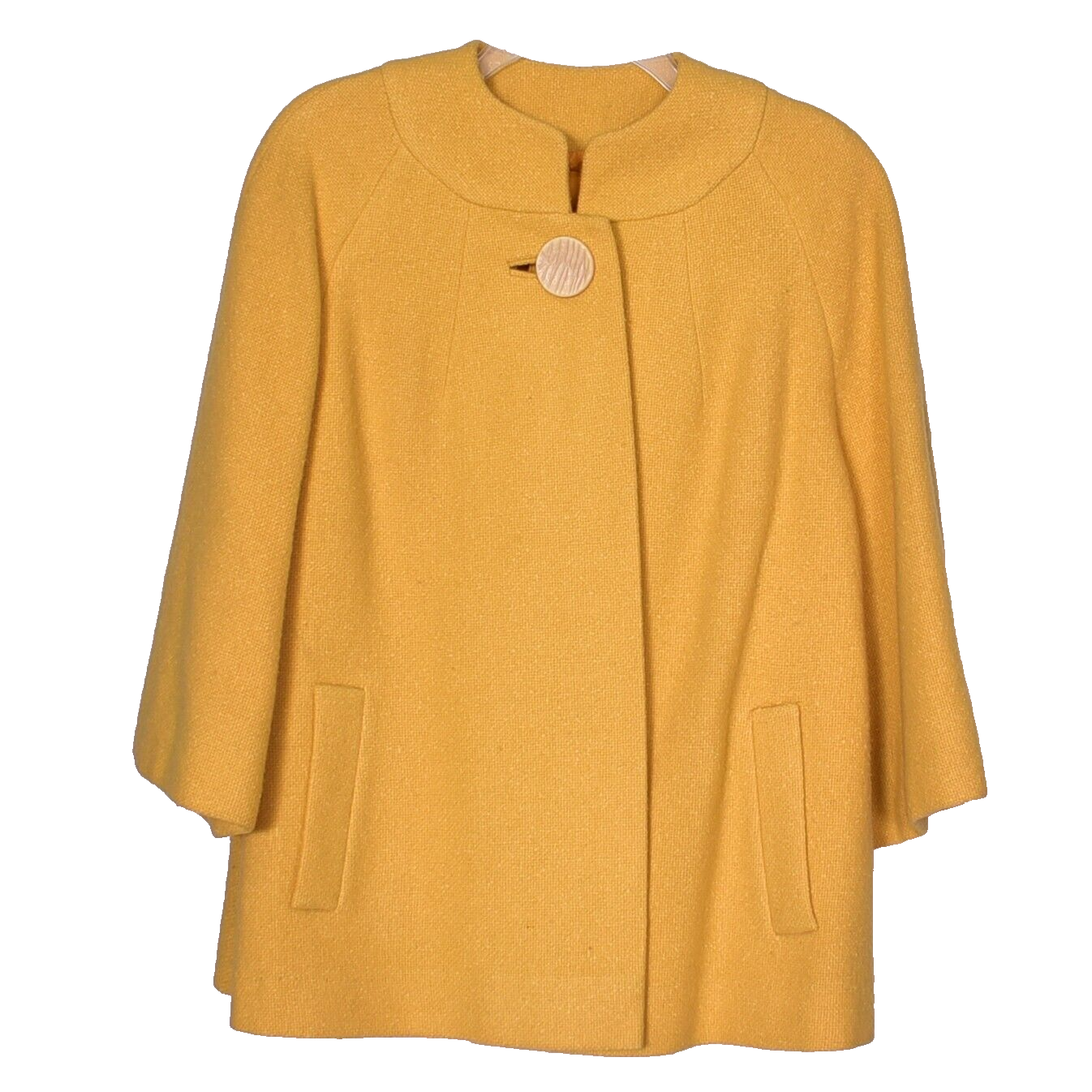 Kerrybrooke Vintage Women&#39;s Sears &amp; Roebuck Company Dress Coat Mustard Y... - £31.20 GBP