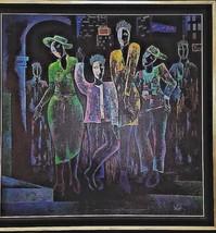 Arbe - &quot;Night out in New York &quot; Original Oil on Canvas Framed, Signed with Cert - £1,077.78 GBP