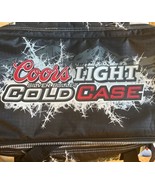 COORS Light Beer Insulated Cooler Silver Bullet Cold Case Holds 18 - £20.89 GBP