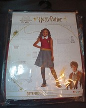 Harry Potter Gryffindor Classic Girls Costume Dress Red &amp; Gray Small 4-6X - $17.75