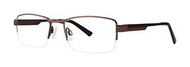 Sherman Men&#39;s Eyeglasses - Modern Collection Frames - Brown 52-17-140 - £47.16 GBP