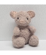 Jellycat Pudge Piglet Pig Curly Tail Tan Stuffed Pot Belly 6&quot; Plush - $634.86 MXN