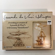 Leonardo da Vinci Aerial Screw Helicopter Flying Machine Kit Pathfinders NIB - £19.08 GBP