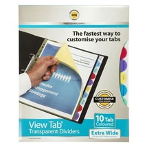 Marbig Professional Series Dividers A4 (10 Tab) - $35.92