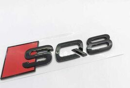 Chrome 3D Rear Trunk Emblem Badge For Audi RS8 Sedan Avant Gloss Black L... - $24.99