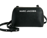 New Marc Jacobs Small Crossbody Pouch Pebble Leather Black - $101.37