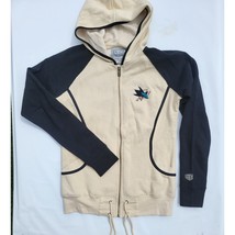 San Jose Sharks Newbury NHL Hockey Zip Up Hoodie Sweatshirt Women&#39;s Size L - $34.97