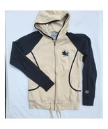San Jose Sharks Newbury NHL Hockey Zip Up Hoodie Sweatshirt Women&#39;s Size L - $664.66 MXN
