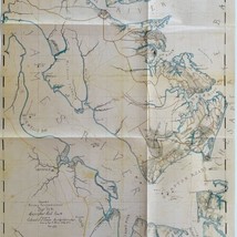 Cram Map Virginia Civil War Reproduction 2004 24 x 17&quot; Military History ... - $29.99