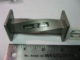 WR62 90 Degree Twist Waveguide Section 3-1/8&quot; Cover Flanges FXR Y625A Us... - $18.99