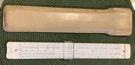 VTG Slide Rule: ACU-MATH N.400  Plastic, w/Sleeve [e-01] - $14.08 CAD