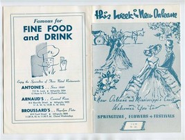 This Week in New Orleans Springtime Flowers &amp; Festivals April 1959 - £9.49 GBP