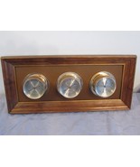 Vtg Springfield Weather Station Barometer Humidity Temperature Horizontal - $61.09 CAD